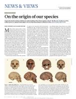 On the Origin of Our Species