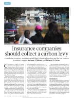 Insurance Companies Should Collect a Carbon Levy