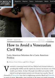 How to Avoid a Venezuelan Civil War
