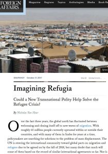 Imagining Refugia