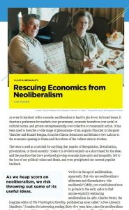 Rescuing Economics from Neoliberalism