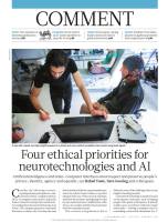 Four Ethical Priorities for Neurotechnologies and AI