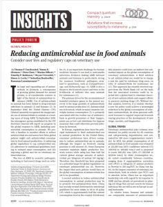 Reducing Antimicrobial Use in Food Animals