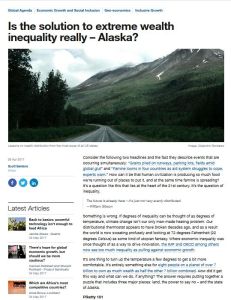 阿拉斯加模式能够解决极端贫富不均吗？