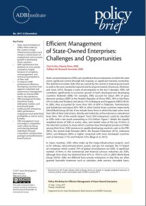 Efficient Management of State-Owned Enterprises