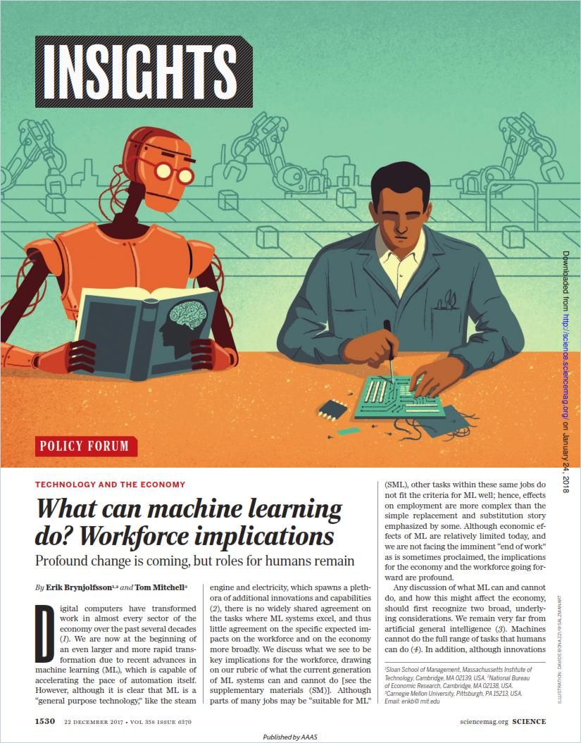 Image of: What Can Machine Learning Do? Workforce Implications