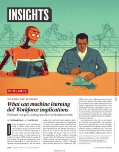 What Can Machine Learning Do? Workforce Implications