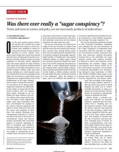 Was There Ever Really a “Sugar Conspiracy”?