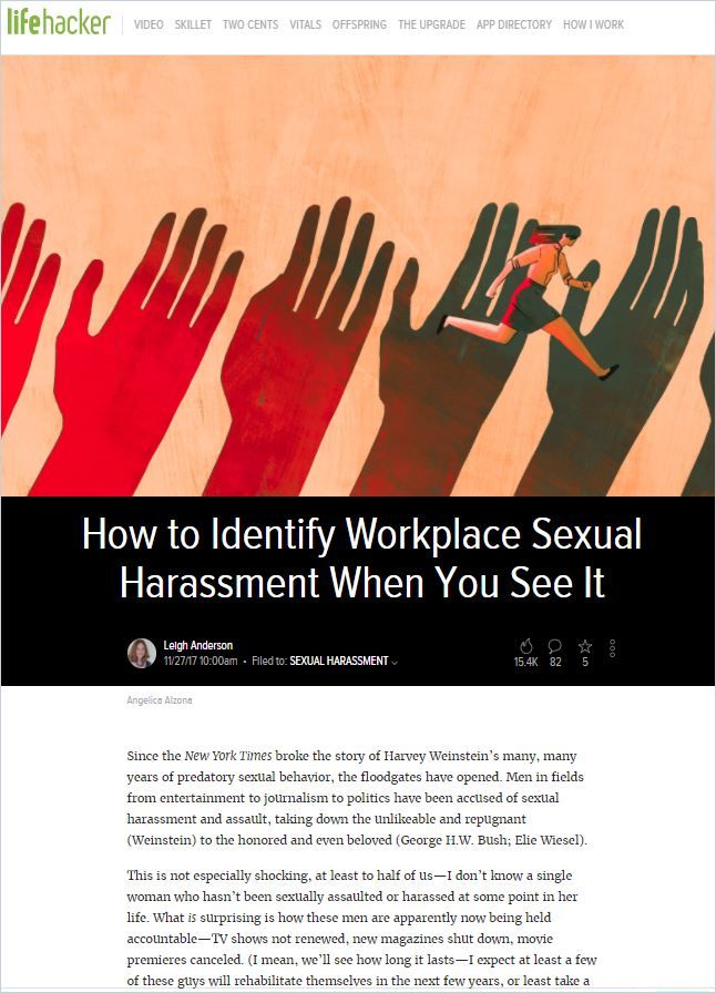 Image of: How to Identify Workplace Sexual Harassment When You See It