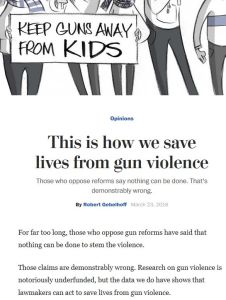 This is how we save lives from gun violence
