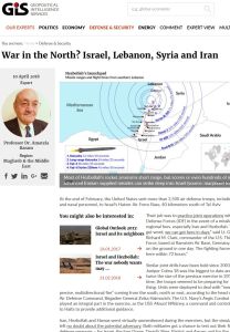 War in the North? Israel, Lebanon, Syria and Iran