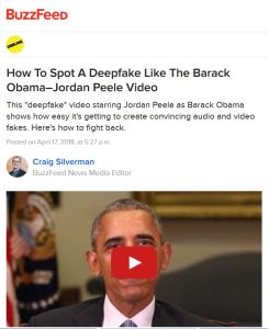 How to Spot a Deepfake like the Barack Obama–Jordan Peele Video