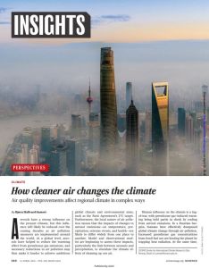 How Cleaner Air Changes the Climate