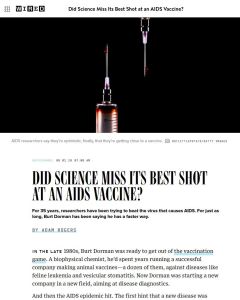 Did Science Miss Its Best Shot at an AIDS Vaccine?