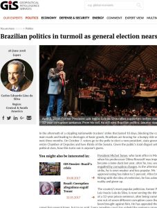 Brazilian Politics in Turmoil as General Election Nears
