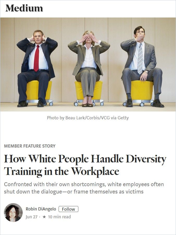 Image of: How White People Handle Diversity Training in the Workplace