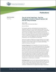 The Art of the Trade Deal