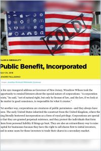 Public Benefit, Incorporated summary