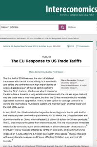 The EU Response to US Trade Tariffs
