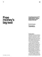 Free Money's Big Test