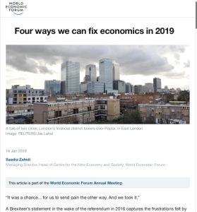 Four Ways We Can Fix Economics in 2019