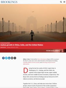 Joyless Growth in China, India and the United States