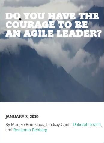 Image of: Do You Have the Courage to Be an Agile Leader?