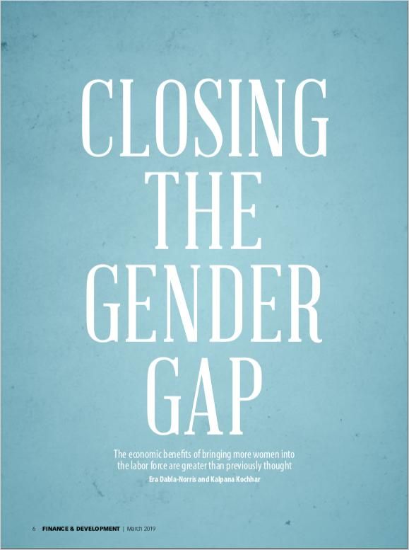 Image of: Closing the Gender Gap