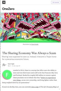 The Sharing Economy Was Always a Scam