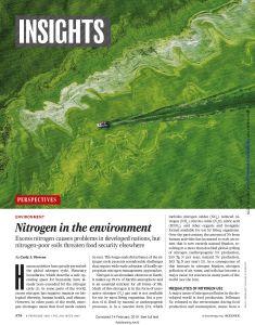 Nitrogen in the Environment