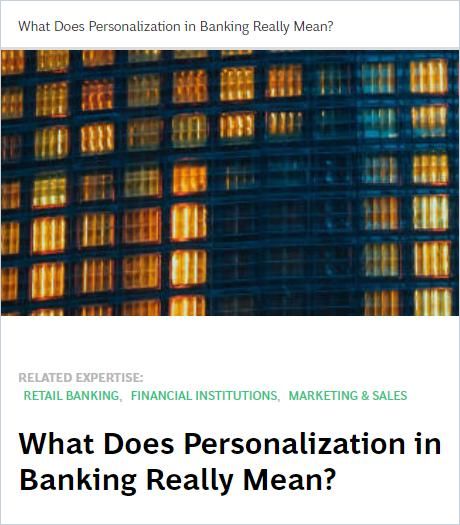 Image of: What Does Personalization in Banking Really Mean?