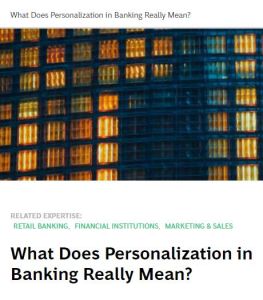 What Does Personalization in Banking Really Mean?
