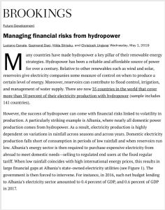 Managing Financial Risks from Hydropower
