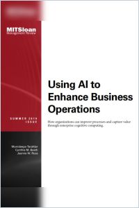 Using AI to Enhance Business Operations summary