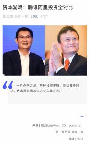 The Game of Capital: Alibaba vs. Tencent