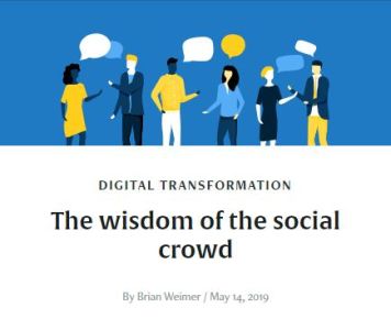 The Wisdom of the Social Crowd