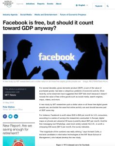 Facebook is free, but should it count toward GDP anyway?