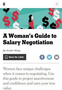 A Woman’s Guide to Salary Negotiation