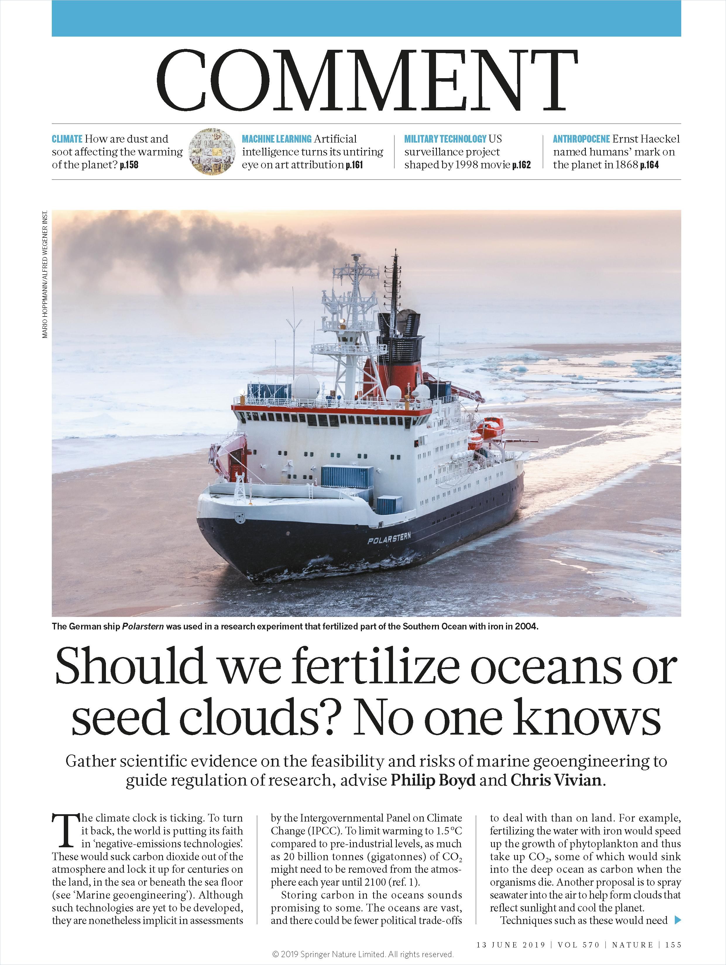 Image of: Should We Fertilize Oceans or Seed Clouds? No One Knows.