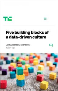 Five Building Blocks of a Data-Driven Culture