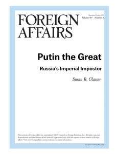 Putin the Great