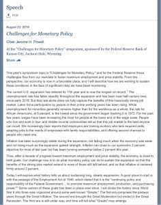 Challenges for Monetary Policy