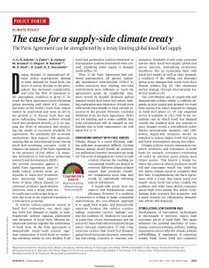 The Case for a Supply-Side Climate Treaty