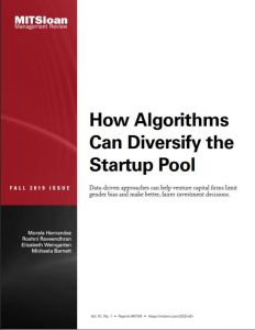 How Algorithms Can Diversify the Startup Pool