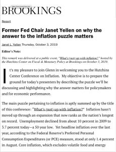 Former Fed Chair Janet Yellen on why the answer to the inflation puzzle matters