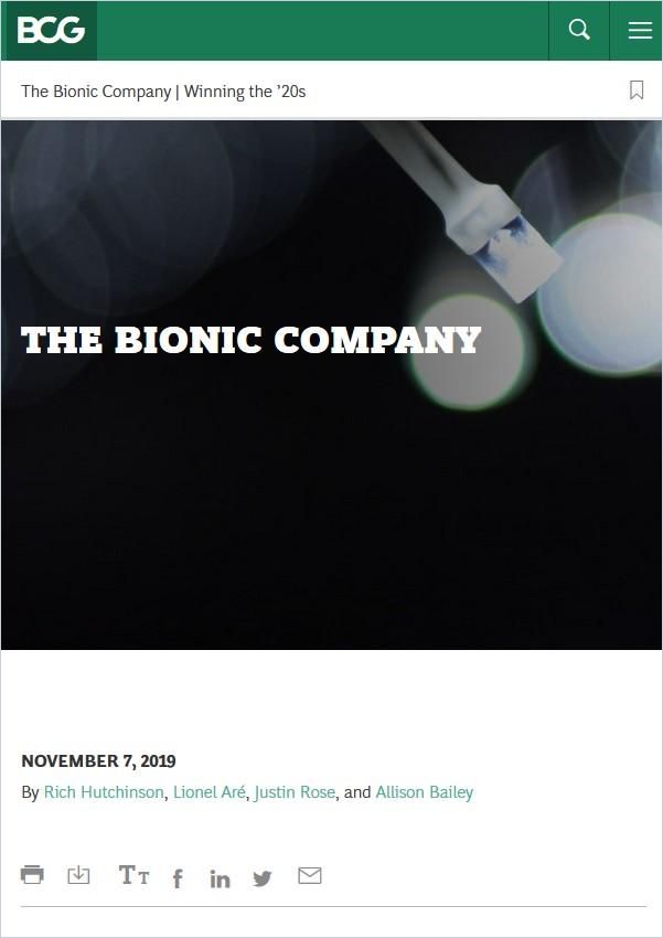 Image of: The Bionic Company