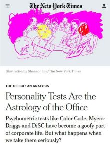 Personality Tests Are the Astrology of the Office