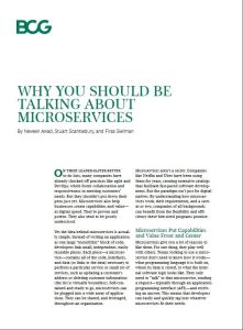 Why You Should Be Talking About Microservices