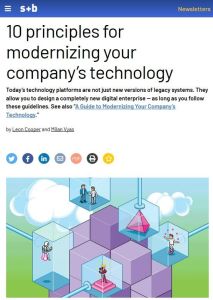 10 Principles for Modernizing Your Company’s Technology