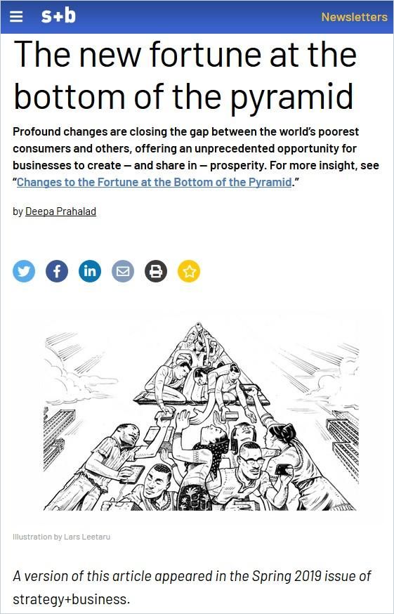 Image of: The New Fortune at the Bottom of the Pyramid
